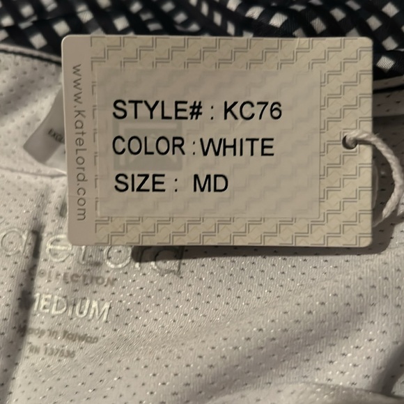 Kate Lord Gingham Golf Athletic Skort Gingham Print M NWT - Picture 4 of 7